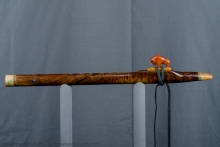Walnut Burl Native American Flute, Minor, Mid G-4, #J21J (15)